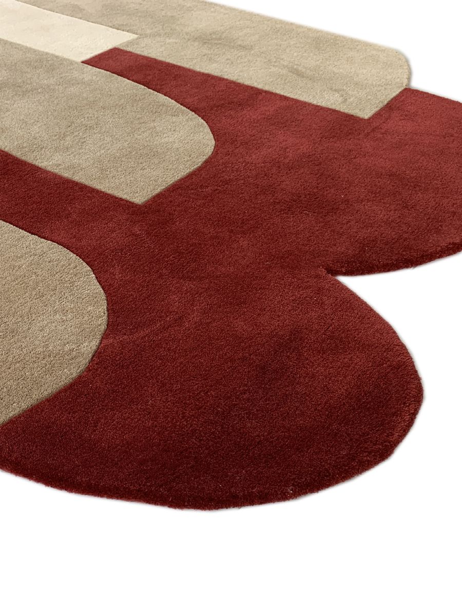 Bauhaus Abstract Geometric Area Rug