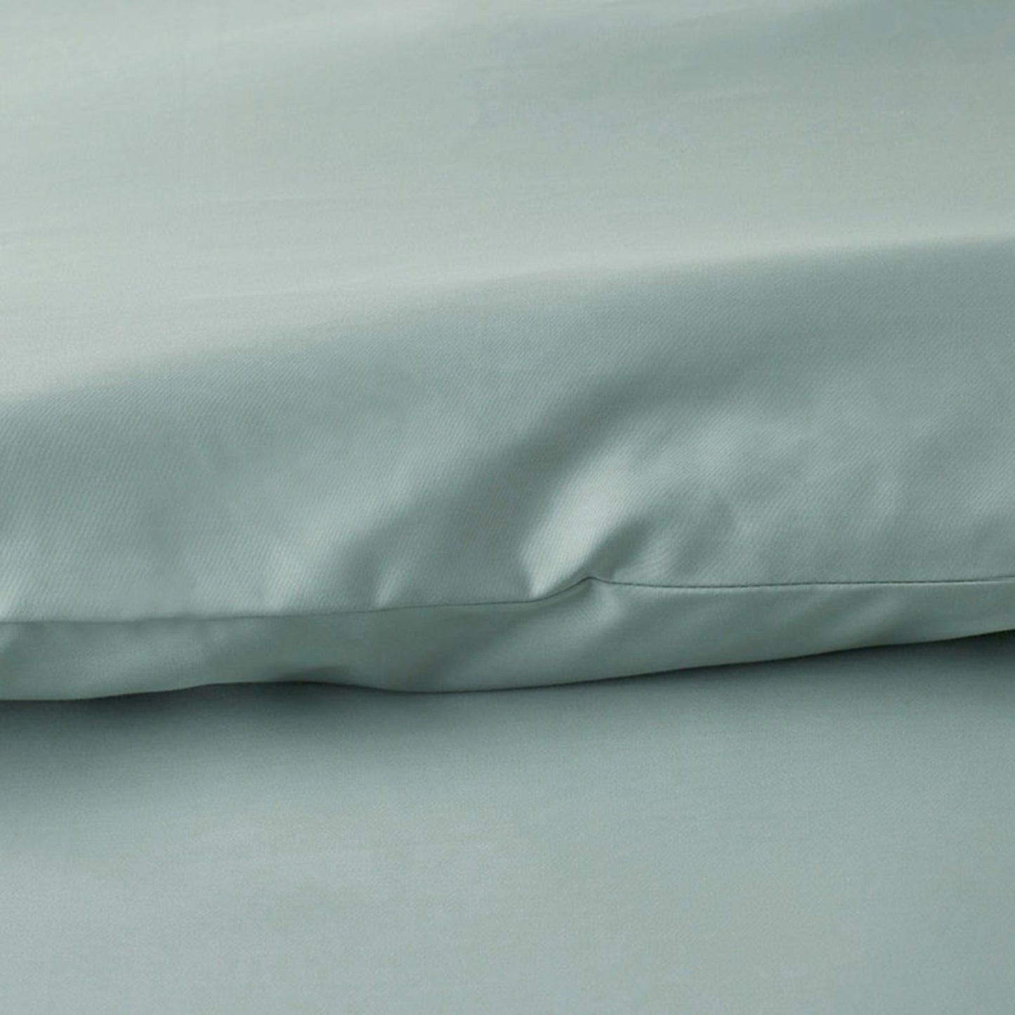 Tea Green Plain Bedsheet: with Pillow Cover