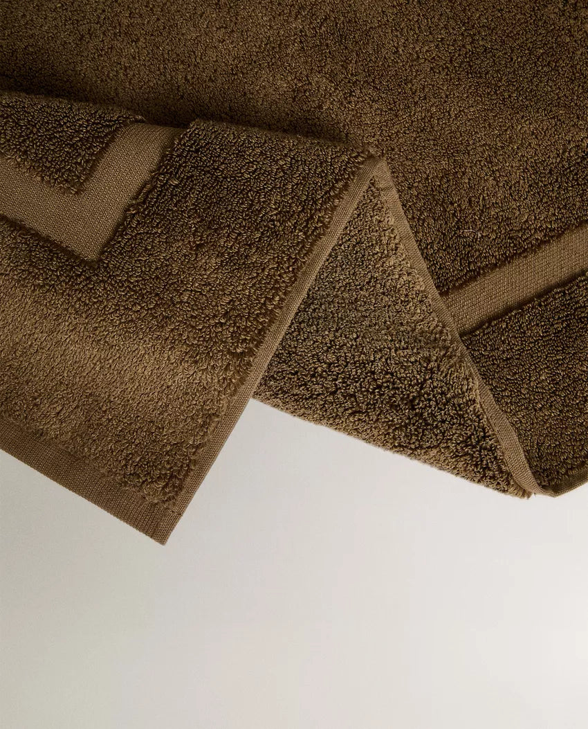 Dark Khaki Non-Slip Soft Bath Mat