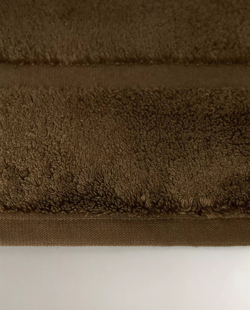 Dark Khaki Non-Slip Soft Bath Mat