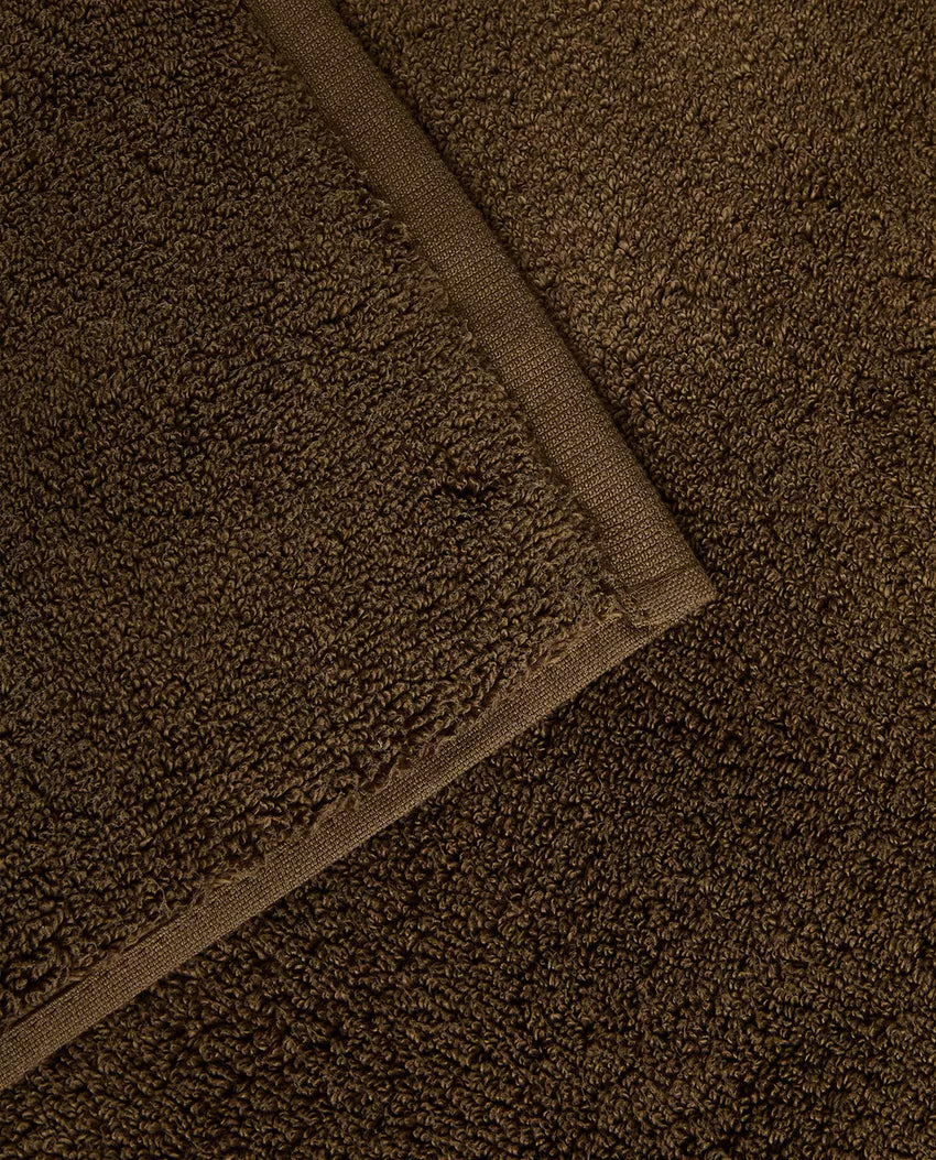 Dark Khaki Non-Slip Soft Bath Mat