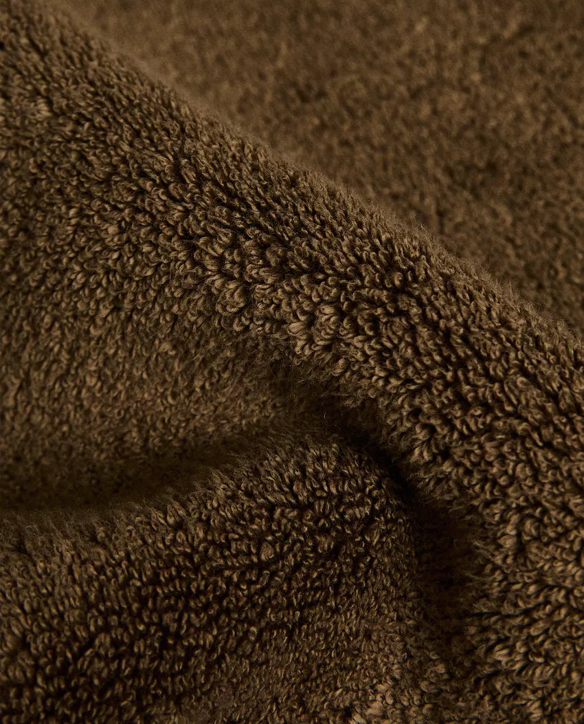 Dark Khaki Non-Slip Soft Bath Mat