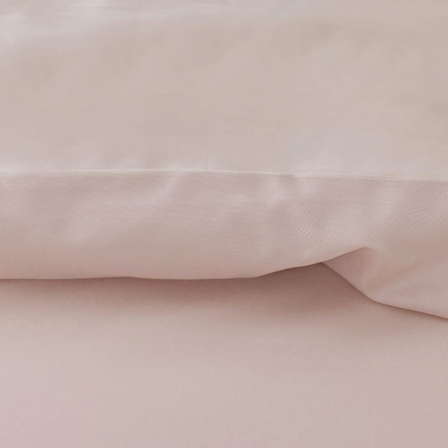 Blush Plain Bedsheet with Pillow Cover