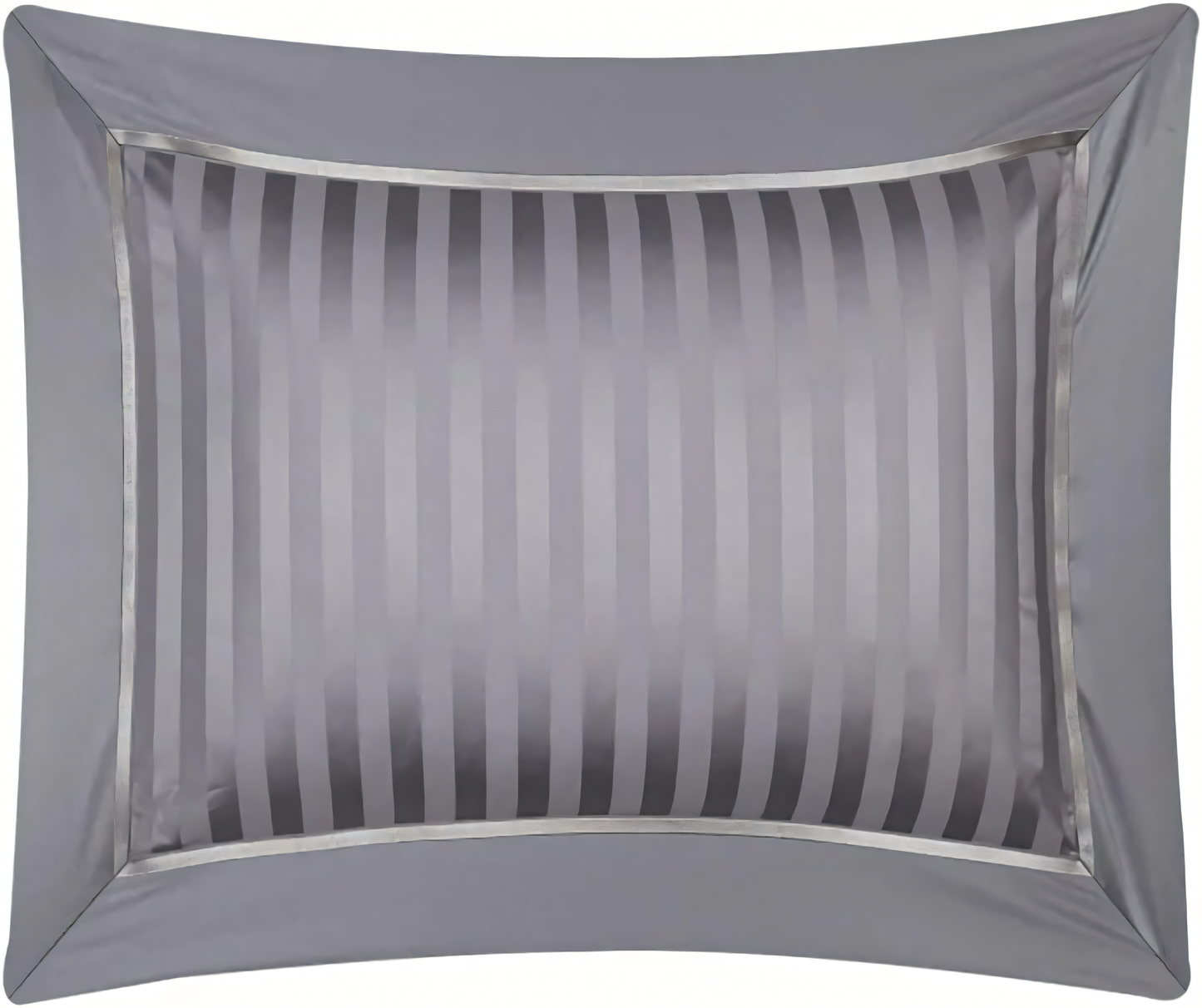 Dark Grey Stripe Design Bedsheet with Pillow Cover