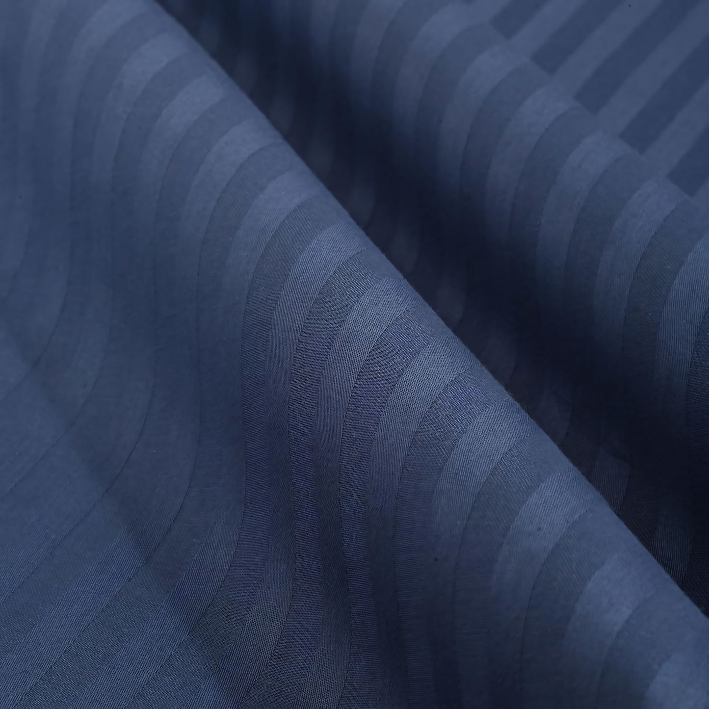 Mediterranean Blue Stripe design Bedsheet with Pillow Cover